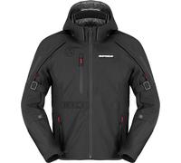 Spidi Mission-V H2Out Veste textile de moto imperméable, noir, taille L pour homme