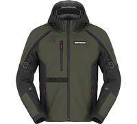 Spidi Mission-V H2Out Veste textile de moto imperméable, Vert foncé, Taille 3XL
