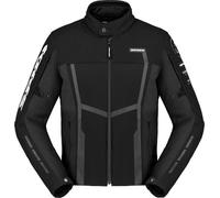 Spidi Motojoy, veste en textile S Noir/Gris Foncé/Blanc Noir/Gris Foncé/Blanc