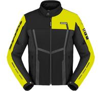 Spidi Motojoy Veste textile moto, Noir/Néon/Jaune, Taille L