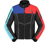 Spidi Motojoy Veste textile moto, noir/rouge/bleu, Taille 3XL