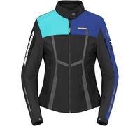 Spidi Motojoy Veste textile moto pour dames, noir-bleu, taille S pour femmes