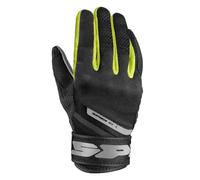 SPIDI, Neo-S Gants de Moto d'été pour Homme, Noir et Rouge, Gants d'été et Respirants, Maille 3D perméable, Fermeture avec Velcro, Parfaits pour Climat Chaud, compatibles avec écrans tactiles