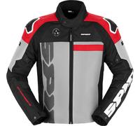 Spidi Progressive Net, veste en textile M Noir/Gris/Rouge Noir/Gris/Rouge
