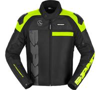 Spidi Progressive Net WindOut Veste textile de moto, noir/néon, Taille L