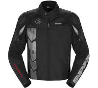 Spidi Progressive Tex Veste textile de moto perforée, noir, Taille M