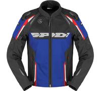 Spidi Race Warrior 2 Net, veste en textile XXL Noir/Bleu/Rouge Noir/Bleu/Rouge