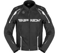 Spidi Race Warrior 2 Net Blouson textile de moto, Noir/Blanc, Taille L