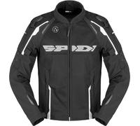 Spidi Race Warrior 2 Net, veste en textile M Noir/Blanc Noir/Blanc