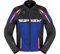Spidi Race Warrior 2 Net, veste en textile S Noir/Bleu/Rouge Noir/Bleu/Rouge
