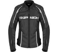 Spidi Race Warrior 2 Net Veste textile de moto pour femmes, Noir/Blanc, Taille M