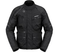 Spidi Ridemaster Veste textile moto imperméable, noir, Taille 5XL