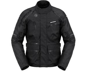 Spidi Ridemaster Veste textile moto imperméable, noir, Taille XL