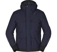 Spidi Riding Parka H2Out veste textile de moto imperméable, bleu foncé, Taille XL