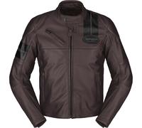 Spidi Roar Blouson de moto en cuir, Rouge foncé/noir, Taille 48
