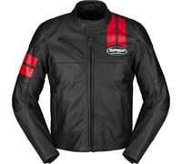 Spidi Roar Blouson de moto en cuir, rouge, taille 48 pour homme