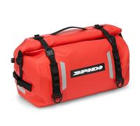 SPIDI, Rolltop WP Sac de moto imperméable, sac de voyage avec poignées et bandoulière, capacité 35 L, fermeture Roll-Top et crochet modulable, inserts réfléchissants, idéal pour moto et commutation