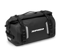 SPIDI, Rolltop WP Sac de moto imperméable, sac de voyage avec poignées et bandoulière, capacité 35 L, fermeture Roll-Top et crochet modulable, inserts réfléchissants, idéal pour moto et commutation