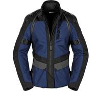 Spidi RW H2Out Veste textile de moto pour dames, noir/bleu, Taille XXL