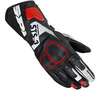 Spidi STS-3 Gants de moto dames, noir/rouge, Taille L