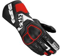 Spidi STS-3 Gants de moto, noir/rouge, Taille 3XL