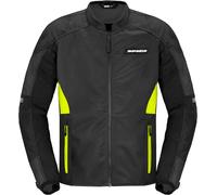 Spidi Super Net Blouson de moto, noir/jaune néon, Taille 4XL