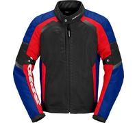 Spidi Tek Net, veste en textile 3XL Noir/Rouge/Bleu Noir/Rouge/Bleu