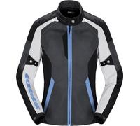 Spidi Tek Net, veste textile femme XL Gris/Blanc/Bleu Gris/Blanc/Bleu