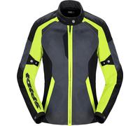 Spidi Tek Net, veste textile femme XXL Gris Foncé/Noir/Jaune Néon Gris Foncé/Noir/Jaune Néon