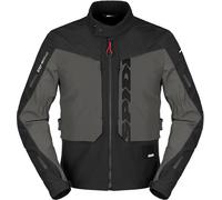 Spidi Terran Tex Blouson textile de moto, noir-gris, taille L pour homme