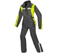 Spidi Touring Rain Kit Combinaison de pluie moto pour dames deux pièces, jaune, Taille M