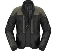 Spidi Traveler 3 Evo H2Out veste textile de moto imperméable, noir-vert, taille XL pour homme