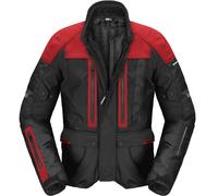 Spidi Traveler 3 Evo H2Out veste textile de moto imperméable, noir/rouge, Taille 3XL