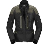Spidi Traveler 3 Evo H2Out veste textile de moto pour dames imperméable à l’eau, noir/olive, Taille XXL
