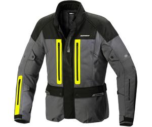 Spidi Traveller 3 H2Out Veste textile moto, noir/jaune, Taille M