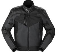 Spidi Vent Pro Veste en cuir de moto, noir, Taille 58