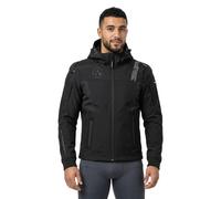Spidi Warrior Sweat à capuche moto, noir, Taille L