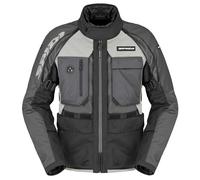Spidi Crossmaster 2, veste textile H2Out 5XL Noir/Gris Clair/Gris Noir/Gris Clair/Gris