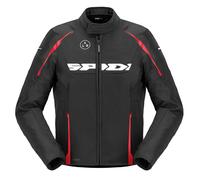 Spidi Dragon H2OUT Veste textile moto imperméable, noir/rouge, Taille 5XL