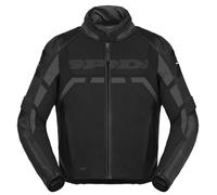 Spidi Rapid H2Out Blouson en cuir de moto imperméable, noir, Taille 3XL