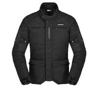 Spidi Traveler 3 Dark Edition Veste textile de moto imperméable, noir, Taille M