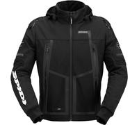 Spidi Warrior H2OUT Sweat à capuche moto étanche, noir, Taille XL