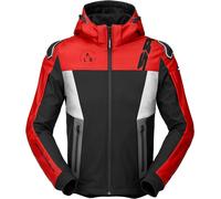 Spidi Warrior Sweat à capuche moto, noir/rouge, Taille S