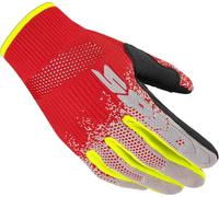 Spidi X-Knit Gants de moto, noir/rouge, Taille 3XL