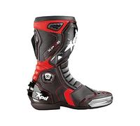 Spidi XP3 S Bottes de Moto, Noir/Rouge, 41