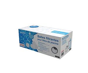 Spid'O Balles Filtrantes Aqualoon Black 700 g - Filtration Piscine et Spa - Finesse 3 à 5 Microns - Alternative au Sable - Lavables et Réutilisables