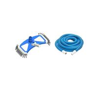 SPIDO - Destockage - Kit Entretien Piscine - Kit Nettoyage Piscine avec Épuisette, Brosse, Diffuseur Chlore, Thermomètre et Kit Aspiration Manuel (Kit Aspiration Manuel 12 m)