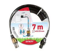 SPID'O - Kit d’aspiration 7 m Ø22 mm avec clapet anti-retour laiton