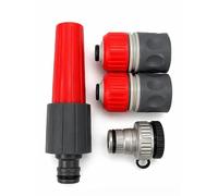 SPID'O - Kit raccord arrosage gros débit Ø25 mm avec lance 2 jets et Aquastop