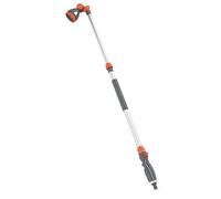 SPIDO - Lance d’Arrosage Télescopique - Longueur 95 à 140 cm - Pomme Orientable 8 Jets - Arrosage au Sol et en Hauteur